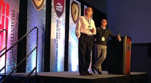 Mark Broadie and Sean Foley present to the 2014 Sloan Sports Analytics Conference in Boston (photo credit: Sean Martin)