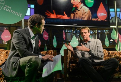 David Epstein and Tony Hawk. Picture credit: Diarmuid Greene / SPORTSFILE / Web Summit