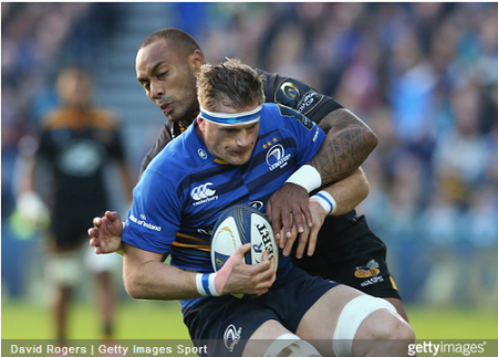 Jamie Heaslip v Wasps. Image credit David Rogers / Getty