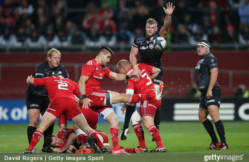 Conor Murray box kicks. Credit: David Rogers, Getty Images Sport