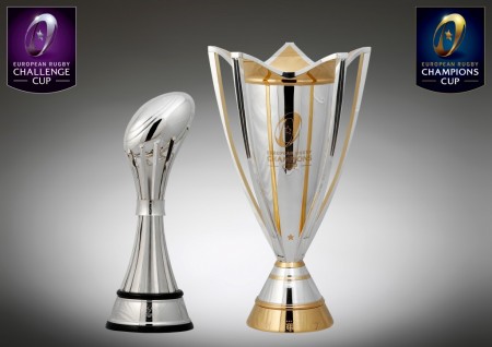 EPCR Trophies unveiled - Credit EPCRugby.com